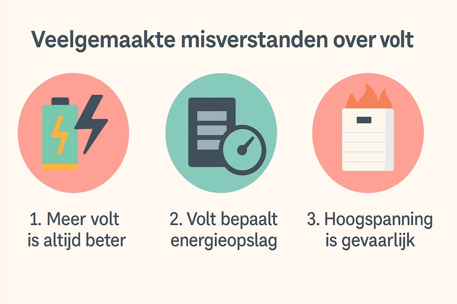 Veelgemaakte mistanden over volt