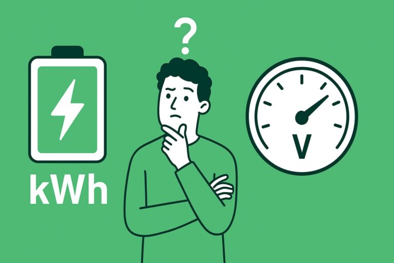 Hoeveel kWh volt