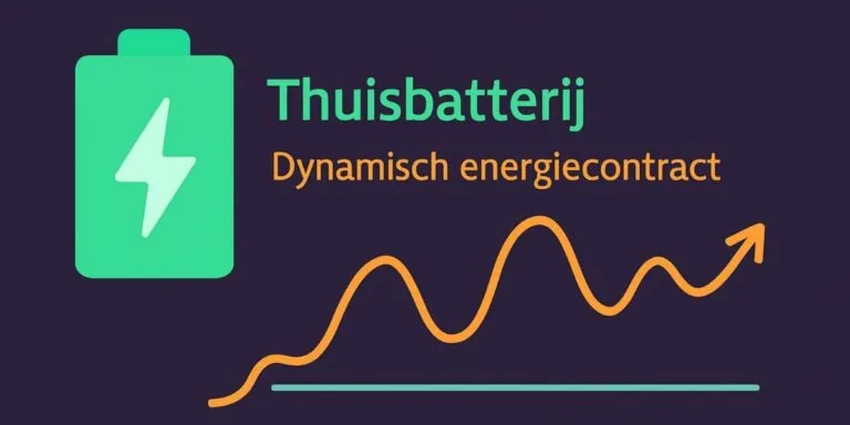 Thuisbatterij en een dynamisch energiecontract Bolk Energy 2